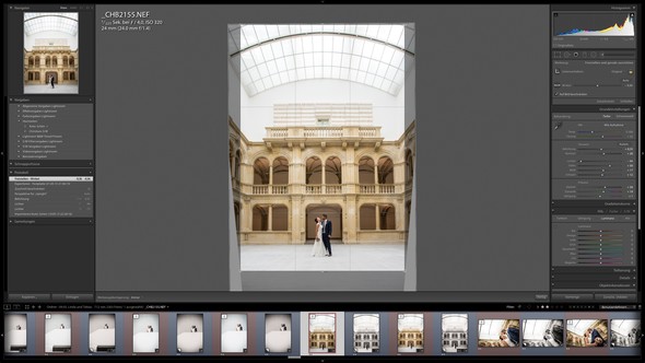 Automatisches Ausrichten in Lightroom